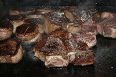 Can you smell those steaks?